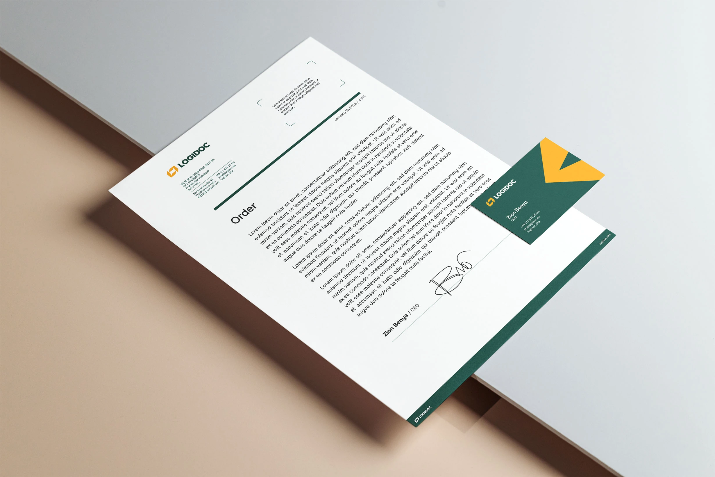Бланк логистической компании Logidoc